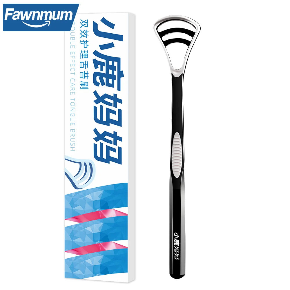 Fawnmum Silicone Tongue Scraper 1Pcs Macaron Color Tonger Brush Cleaning Tools Toothbrush Oral Care Fresh Breath Safe Clean