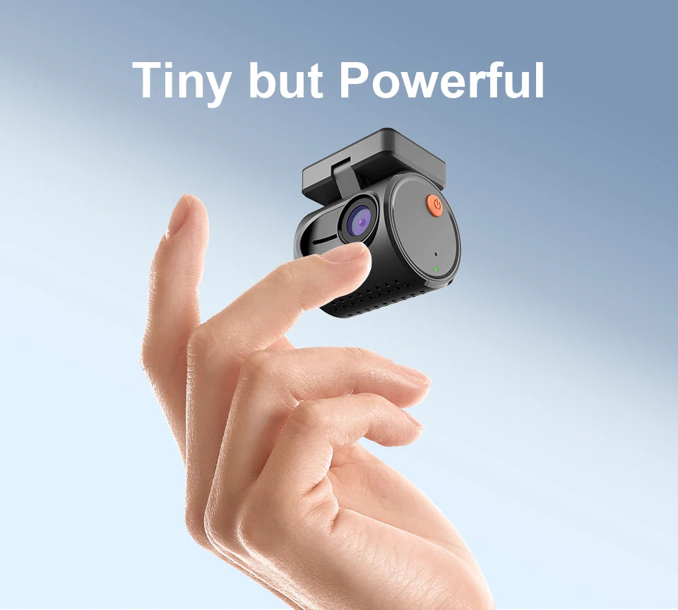 2K Mini Dash Camera For Car DVR Dash Cam KAWA MINI 3 Video Recorder Emergency Voice Control Night Vision WiFi APP Monitor WDR
