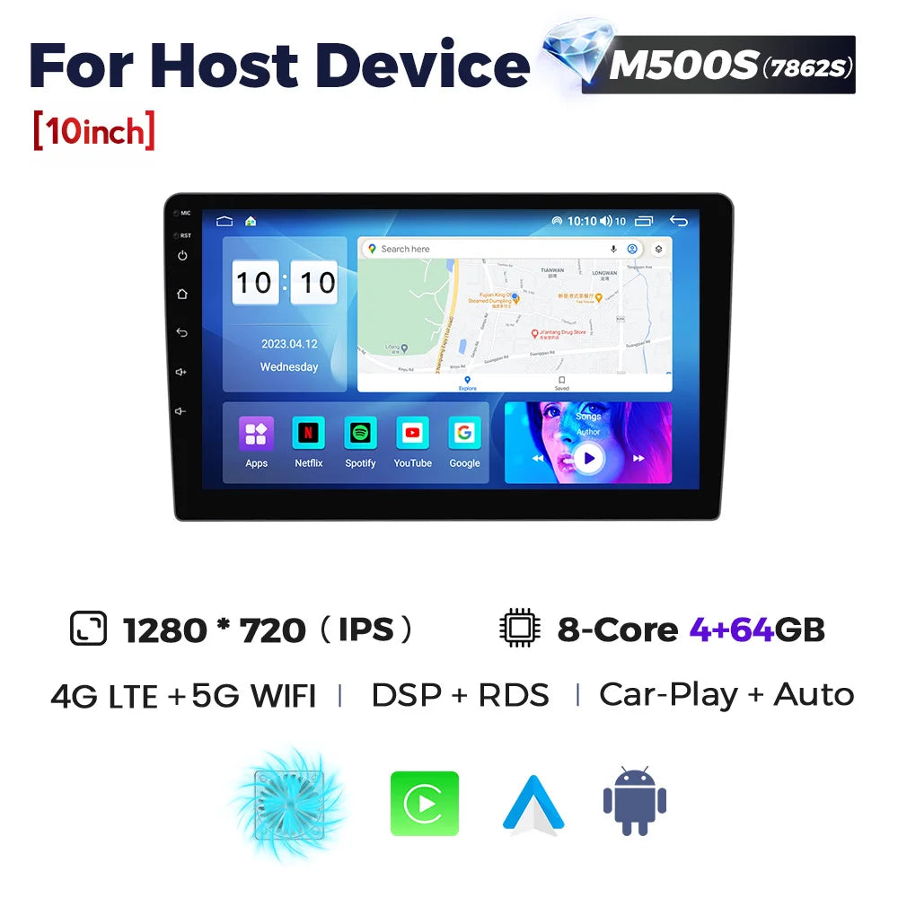 MEKEDE New Android System 7862 8Core DSP Car Multimedia for VW Toyota Universal Autoradio with Carplay RDS GPS BT 4G LTE 5G Wifi