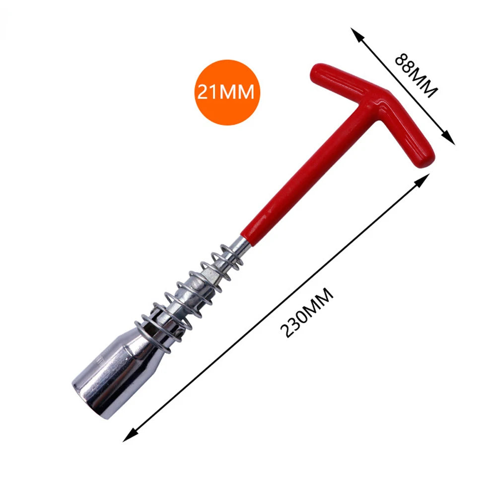 Universal 14mm/16mm/21mm Spark Plug Removal Tool Wrench 360 Degree Rotation Spark Plug Removal Socket Wrench Auto Repair Tool