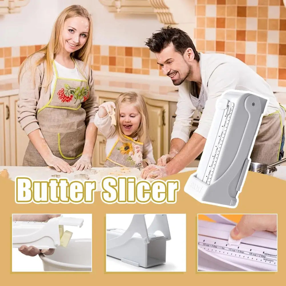 Adjustable Butter Cheese Dispenser - Stainless Steel Blade, Bread Toast Slicer, Baking Splitter Tool