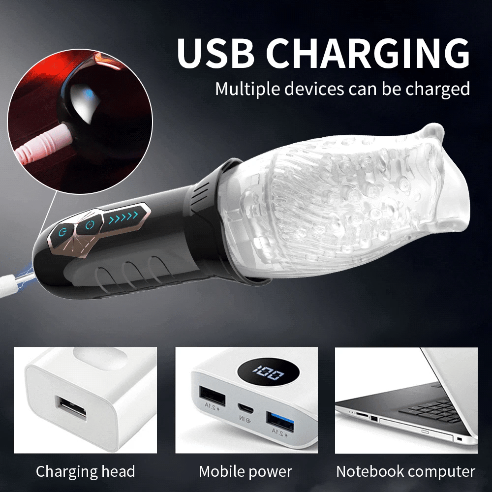 Automatic Rotating Vibrating Male Masturbator Penis Massage Vibrator Real Oral Sex Glans Delay Trainer Masturbation Toys for Men