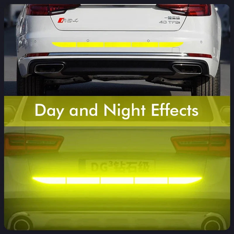 Reflective Car Sticker 90cm Reflective Warning Safety Tape Anti Collision Night Warning Reflective Sticker for Automobile Trunk