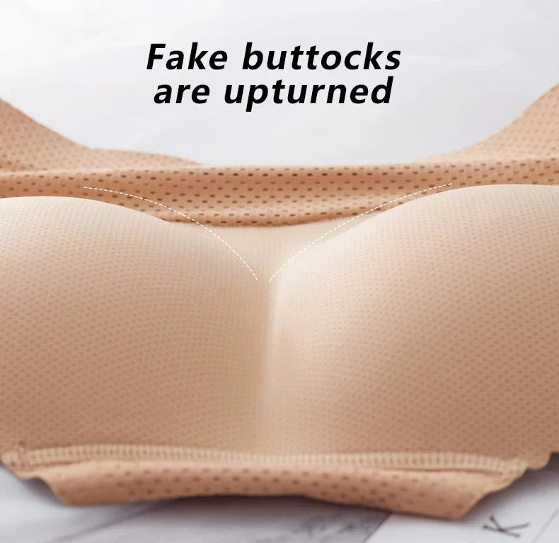 YBFDO Breathable Waist Hip Butt Pads Enhancer Shaper Push Up Panties Seamless Underwear Women Breathable Butt Lifter Underwear