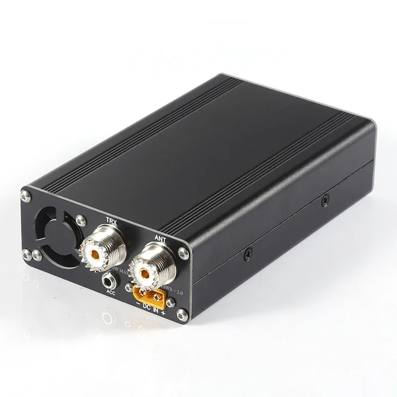 Micro PA50+ (PA50 Plus) 50W 3.5MHz-28.5MHz 1.3inch OLED Screen Intelligent Shortwave HF Power Amplifier SWR Meter LPF Filter