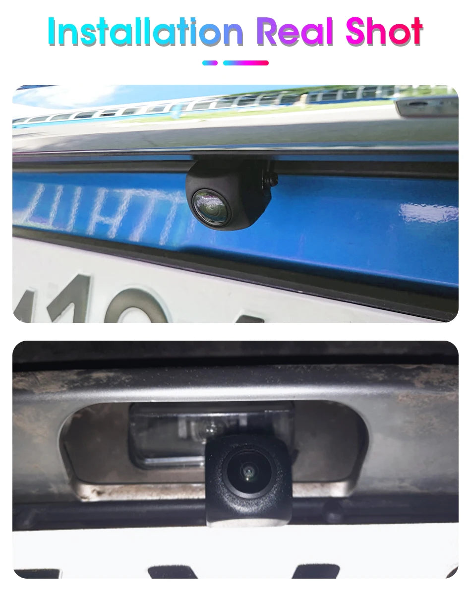 1080P Waterproof Vehicle Camera with Night Vision for Rear View Universal Backup Camera Car Monitor Head Unit Audio Reverse Cam