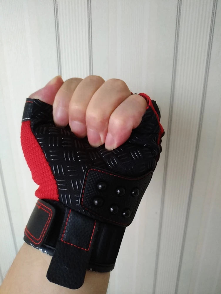 Tactical Gloves Steel Safety Outdoor Cycling Equipment Brass Knuckle Motorcycle Powersports Racing Bicycle Self Defence For Man