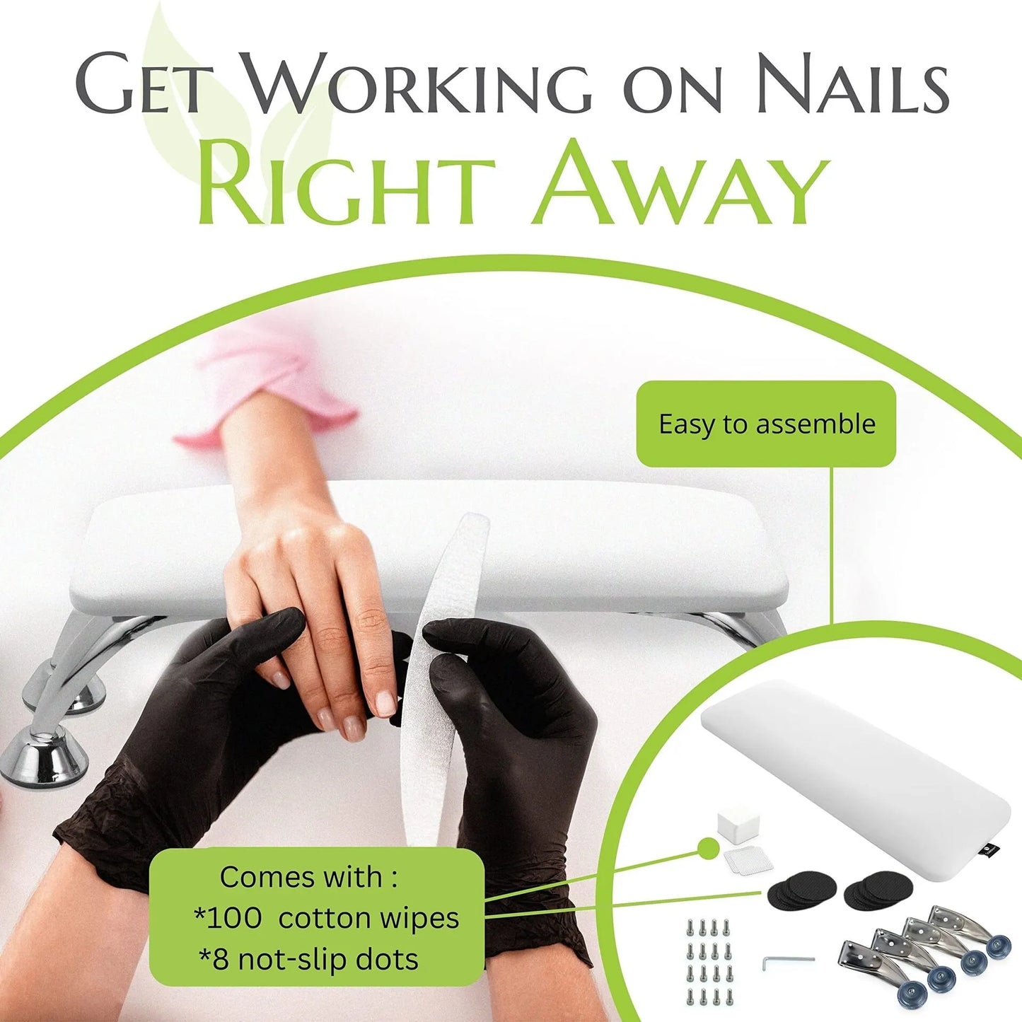 Nail Enhancement Light Luxury Pillow Hand Cushion Nail Shop Desktop Pedal Support Special Tool Workbench