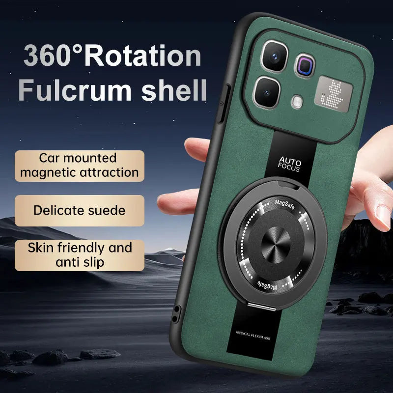 For Infinix Note 60pro Luxury Magnetic Capa de celular leather Case 360-degree rotating stand Cover Shockproof Bumper Funda