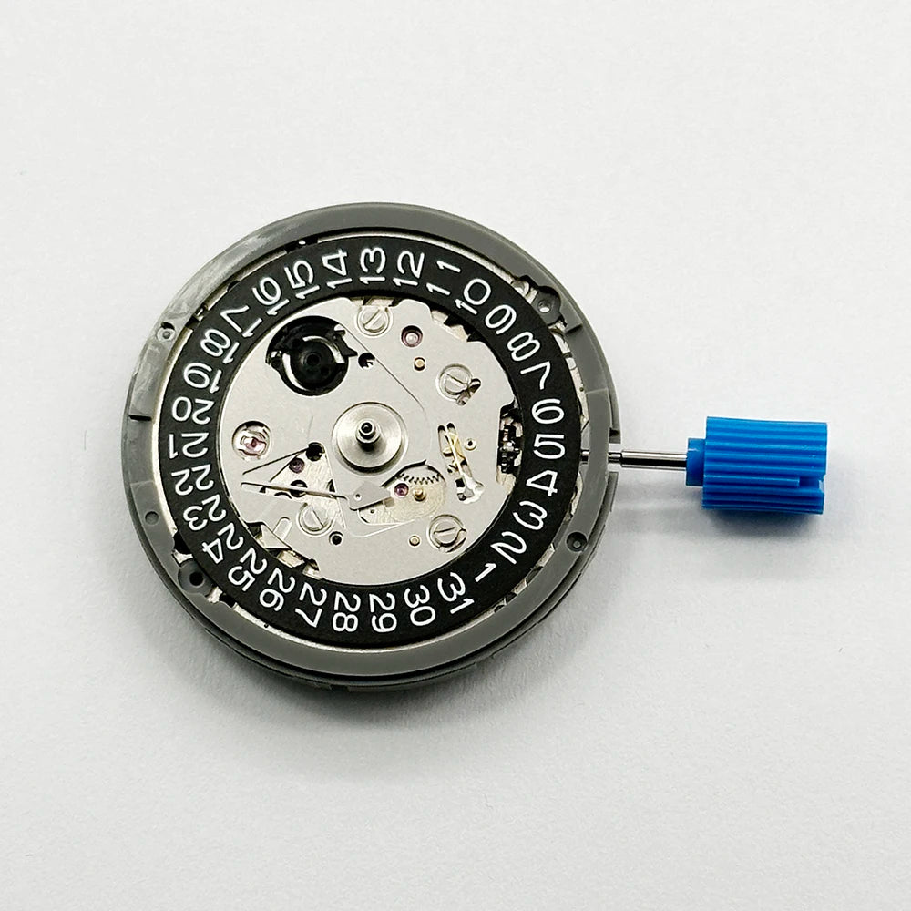 Japan Genuine NH35 Mechanical Movement Black 3H Date Automatic Watch Replace Mechanism NH35A 4R35 High Accuracy 24 Jewels