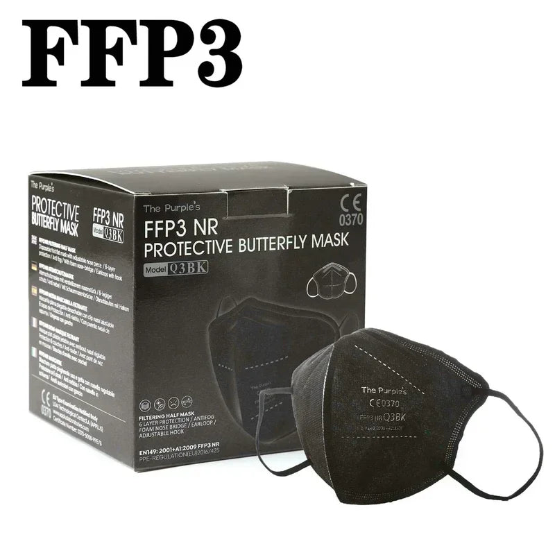 FFP3 CE Masks Safety Dust Respirator Adults 5 Layers Filter Face Mask Mouth Mask FFP2 KN95 Protective Mascarillas