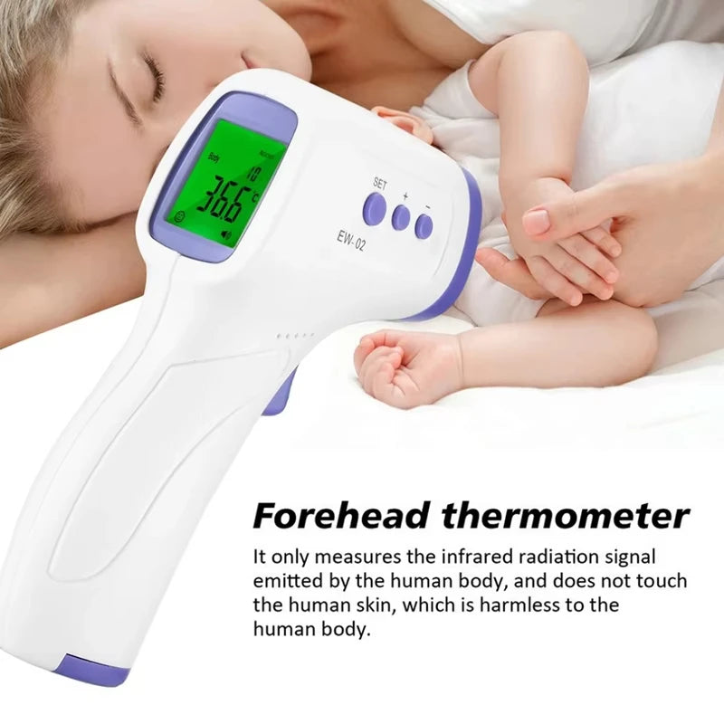 Forehead Digital Thermometer Non Contact Infrared Medical Thermometer Body Temperature Fever Measure Tool for Baby Adults