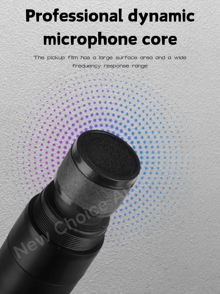 Wireless Microphone Handheld 4 Channel UHF Fixed Frequency Dynamic Microphone For Karaoke Wedding Party Band Church Performance