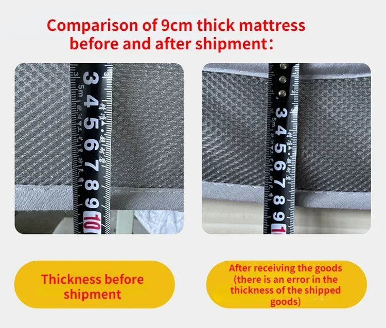 Breathable Antibacterial Cushion Mattress Toppers, Soft Fiber Bed Mattress, Comfortable Mattress, Quilt Mats Toppers Memory Foam