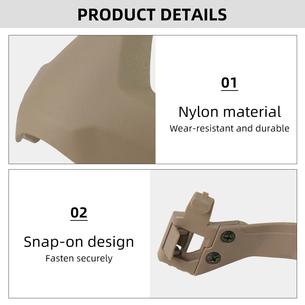 BOOIU Tactical Fast Helmet Half Mask Hunting Military Cs Game Live Paintball Shooting Helmet Mask Helmet Accessories Equipment