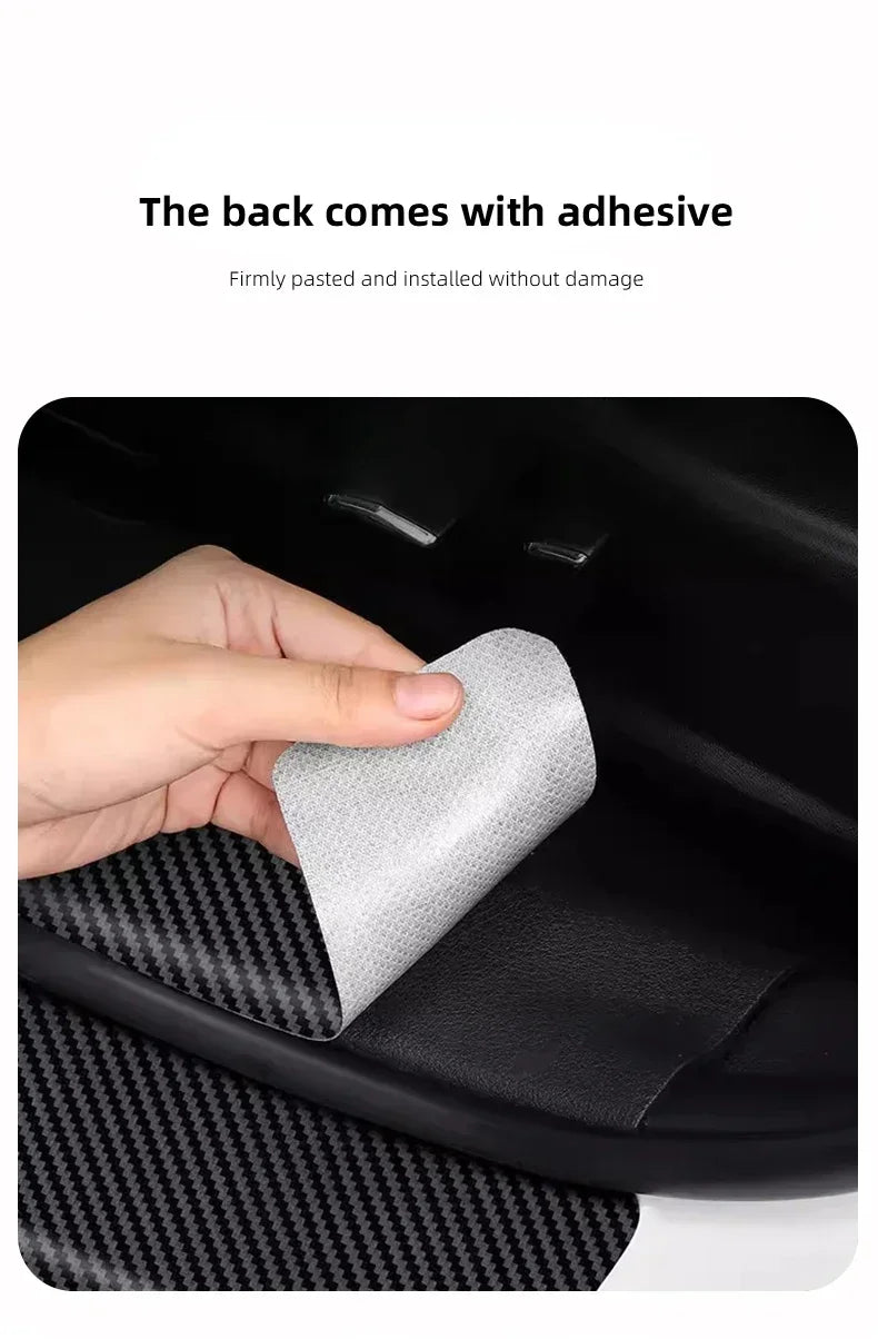 5Pcs Car Door Sticker Threshold Anti Scratch Decals Accessories For Honda Civic Fit Accord City Vezel CR-V S660 Odyssey HR-V