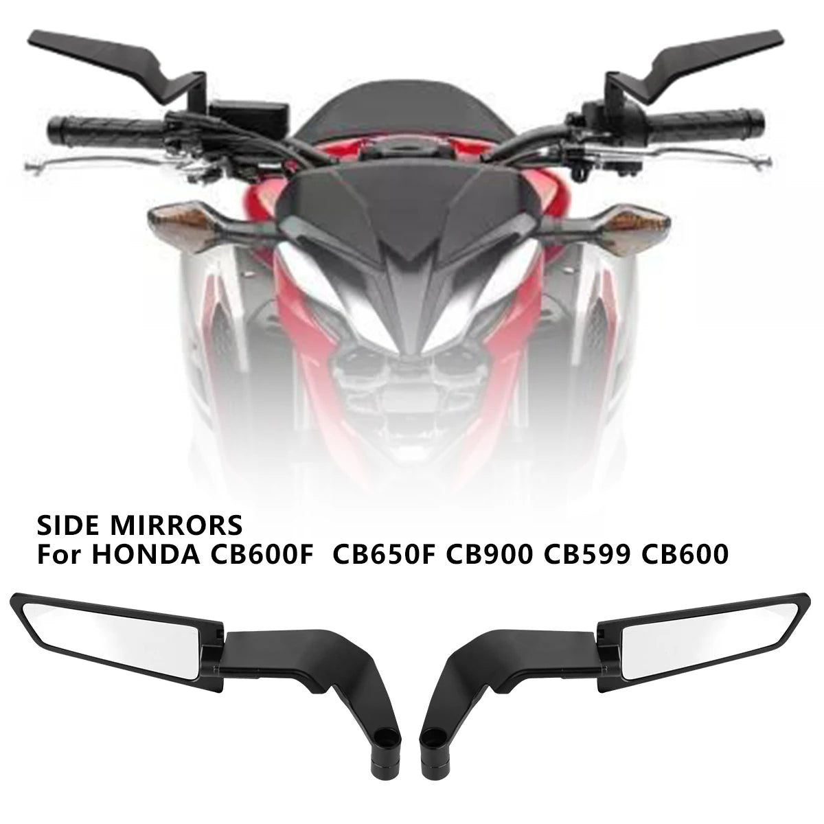 Motorcycle Mirrors Wind Wing Side Rearview Rotate Adjustable Mirrors For Honda YAMAHA MT07 BMW KTM Kawasaki DUKE Accessories