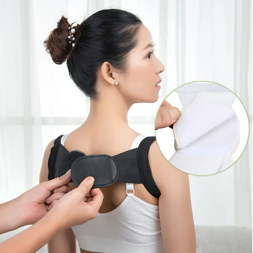 1Pcs Adjustable Posture Corrector Back Support Shoulder Belt Rectify Straighten Correction Spine Health Postural
