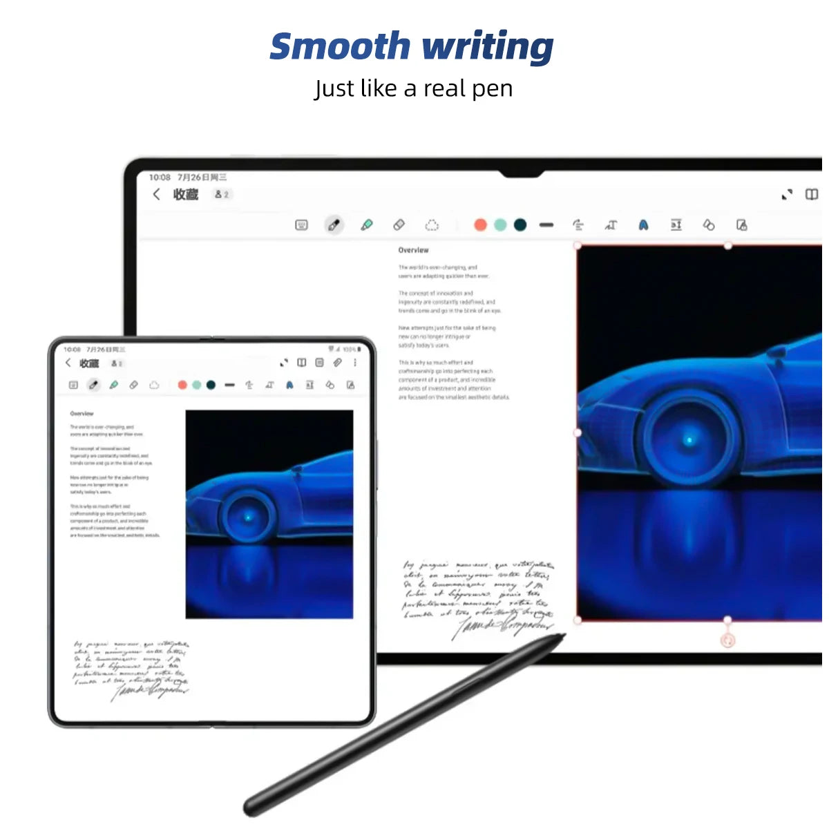 For Samsung Tablet Stylus S9 series tablet, Galaxy Tab S9S8 + styluspenT97 Ultra Specialized Electromagnetic Pen