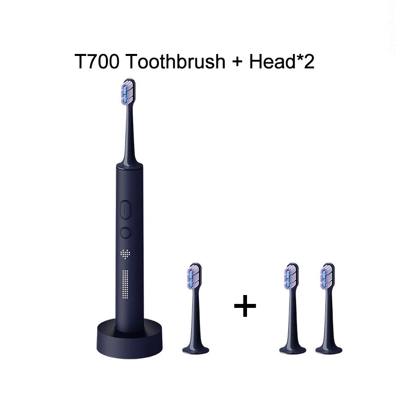 XIAOMI MIJIA T700 Sonic Electric Toothbrush Ultrasonic Vibration Teeth Whitening Oral Clean Brush Smart APP Electric Tooth Brush