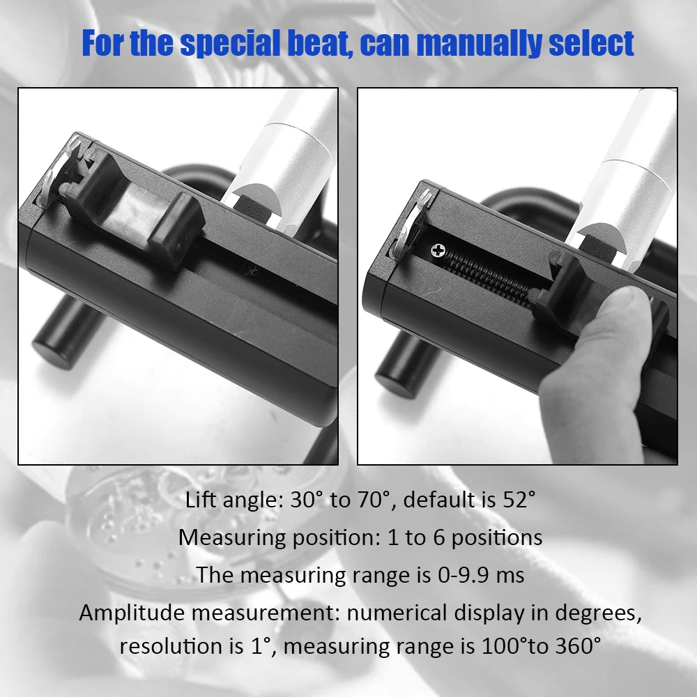 Weishi NO. 1900 Timegrapher Mechanical Watch Timing Tester Machine Multifunction Auto Calibration Timer Machine