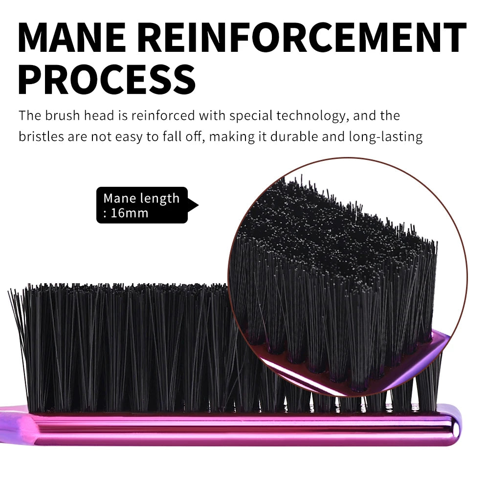 Men Beard Comb Mustache Grooming Brush Barber Soft Hair Cleaning Brush Portable Travel Face Duster Broken Hair Remove Comb