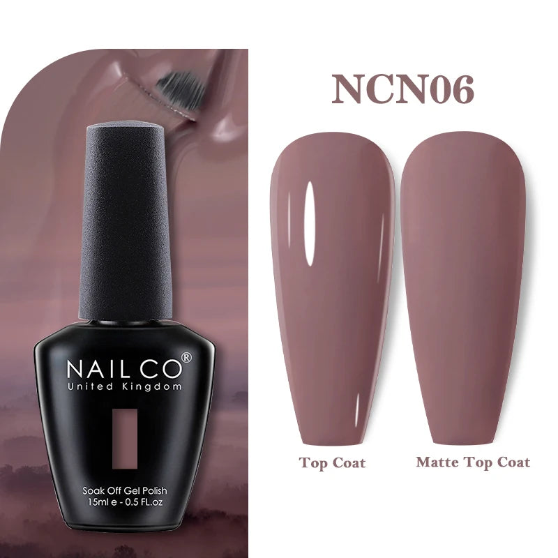NAILCO Gel Nail Polish 15ml Nail Art Vernis Semi Permanent Soak off UV Gel Polish Gel Manicure Nail Varnish Nail Color Ongles
