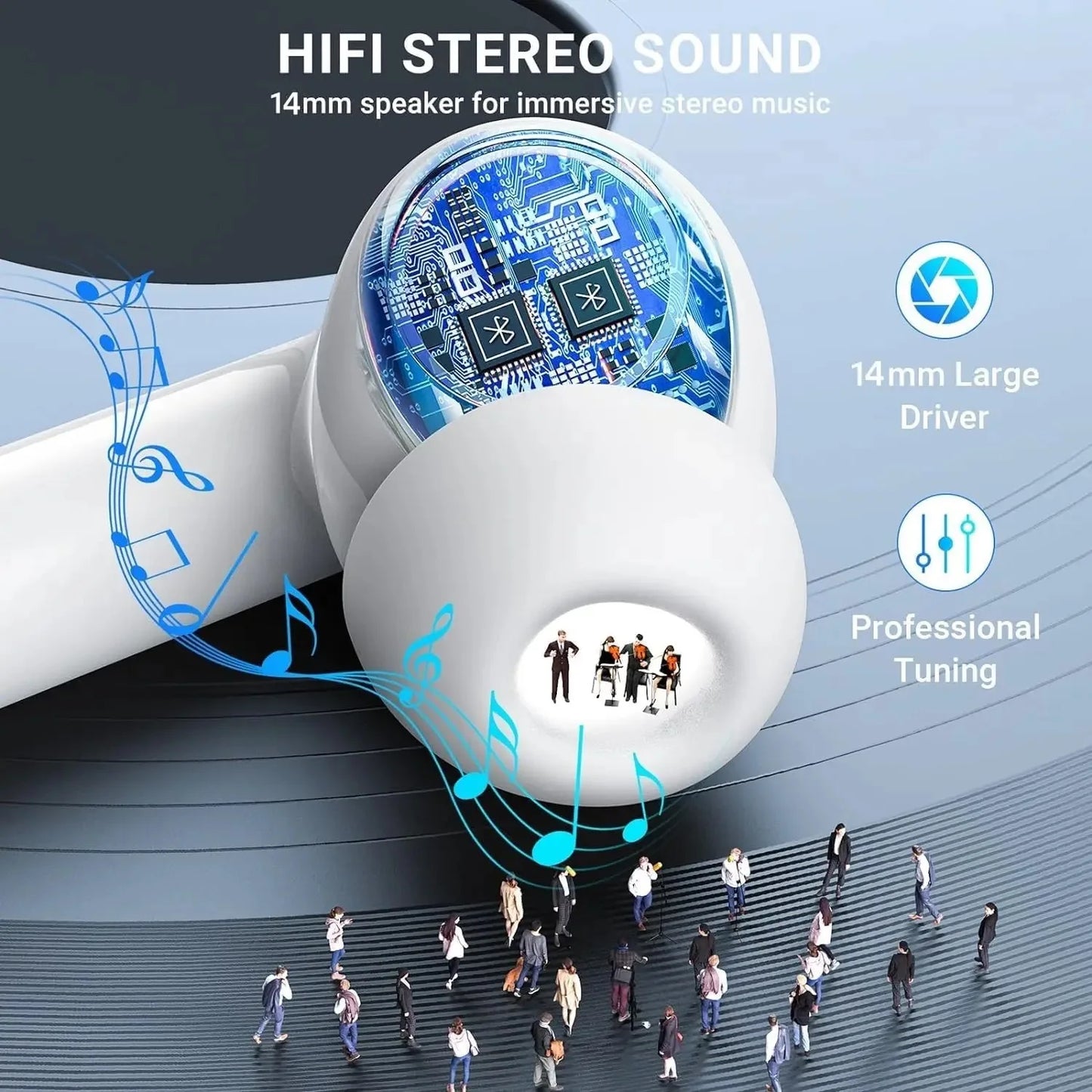 Original Air Pro Wireless Earbud Bluetooth Earphones For Xiaomi iPhone Samsung ANC Wireless Headphone Game Sport Microphone HiFi