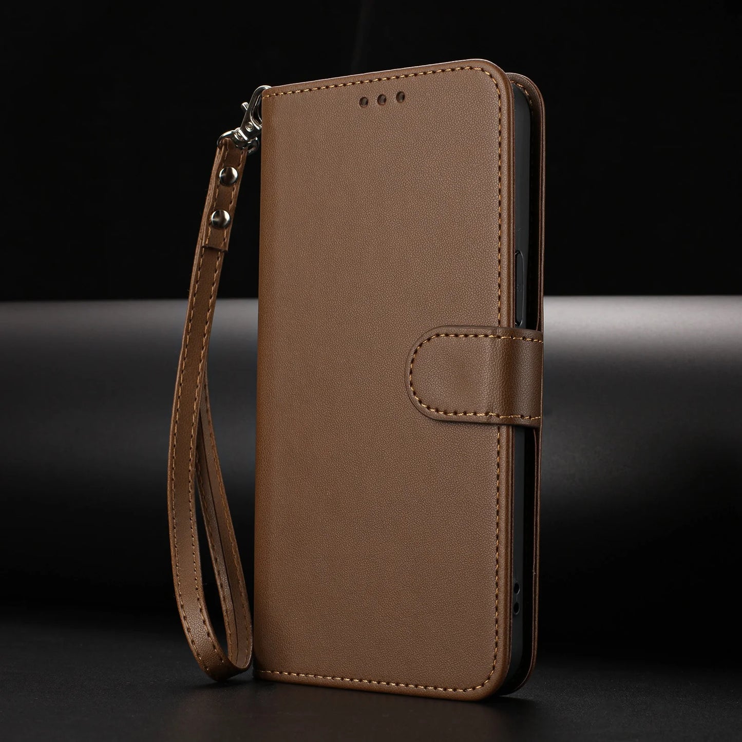 Leather Phone Case For Oppo A58 A57 A57e A57s A56 A55s A55 A54 A53s A52 A40 A40M A38 A36 A32 A18 A17 Card Slot Flip Wallet Cover