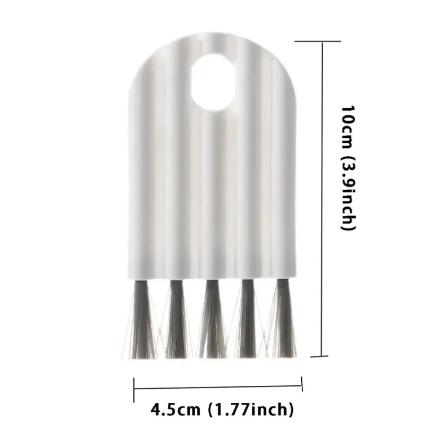 Multifunctional Keyboard Cleaning Brush Crevice Thermos Cup Lid Keyboard Bottle Mouth Brush Curved Handle Cleaning Brush