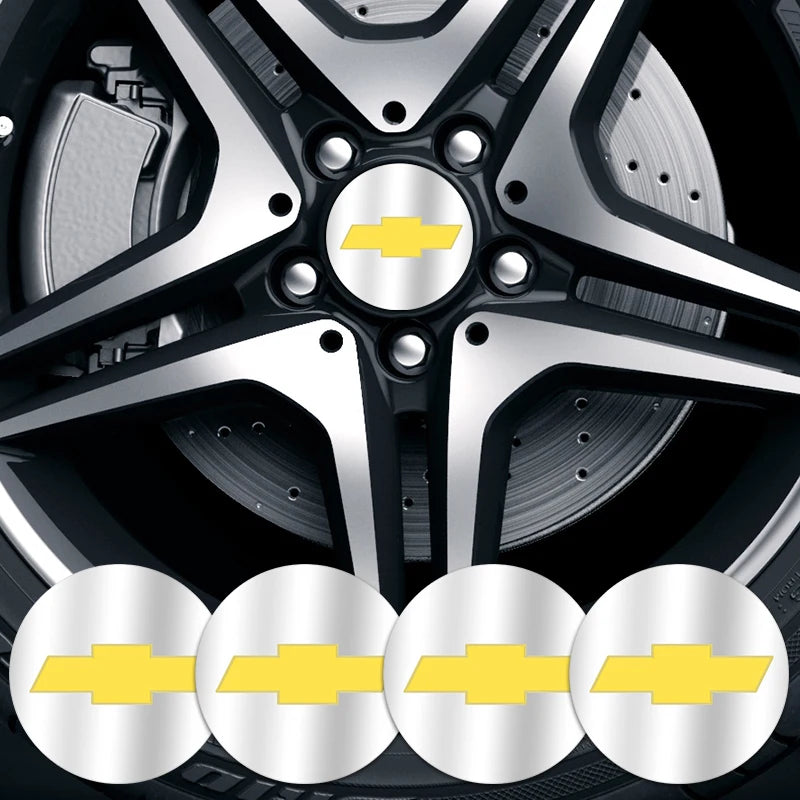 56mm Car Wheel Center Decal Hub Sticker for Chevrolet Logo Lacetti Aveo Cobalt Cruze Malibu Trax Camaro Sail Captiva Epica Lova