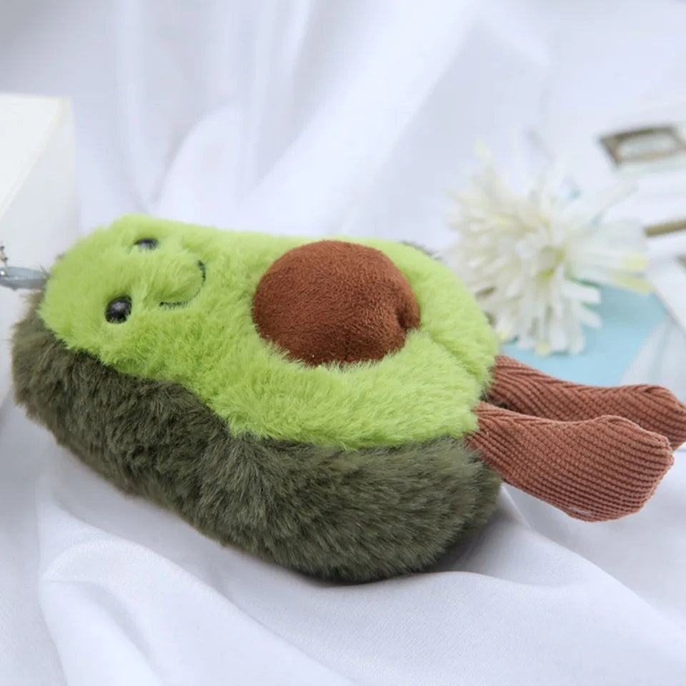 A cute avocado pet plush toy, suitable for daily companionship of small and medium-sized dogs,small furry pet toy