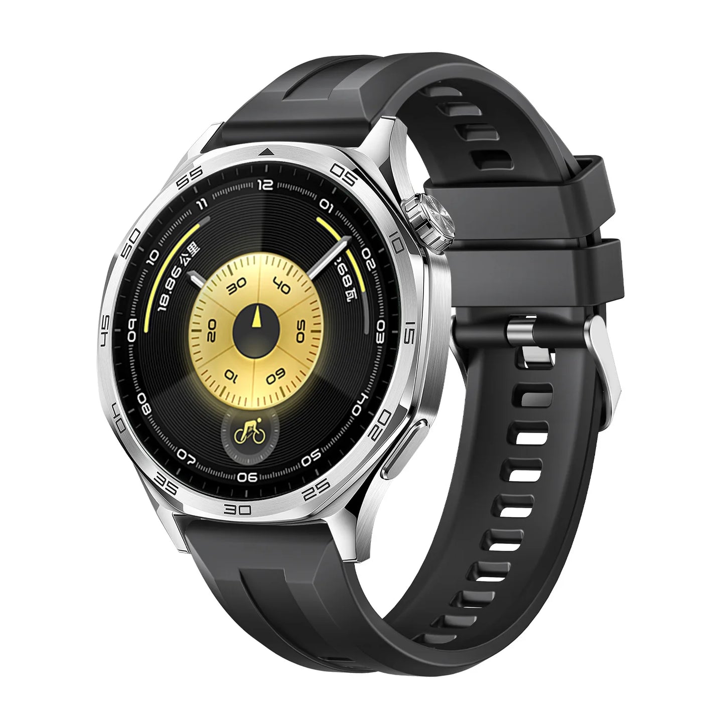 Official 22mm Strap For HUAWEI WATCH GT 6 5 4 46mm/Watch 4 5 Pro/WATCH GT 6 5 3 2 Pro 46 mm Composite Silicone Band Bracelet