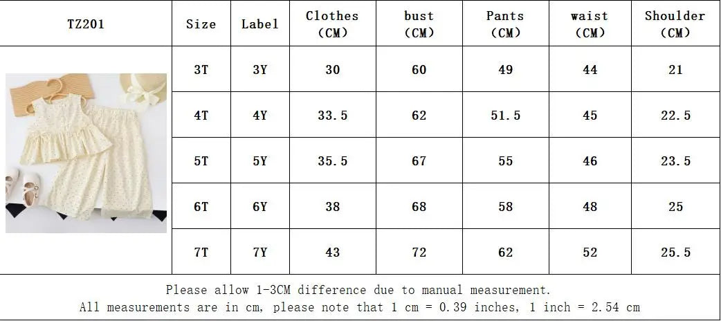 Bear Leader Baby Girl's Casual Clothing Round Neck Sleeveless Polka Dot Top+Wide Leg Pants Set with Bow and Botton 2PCS Set
