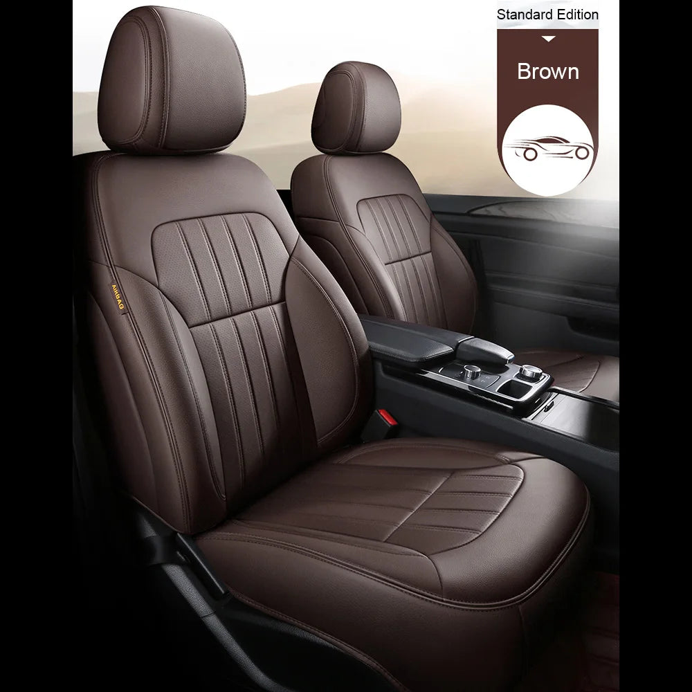 For Land Rover Range Rover Velar 2017 2018 2019 2020 Faux Leather Custom Car Seat Covers Full Set Interior Protector Accessories