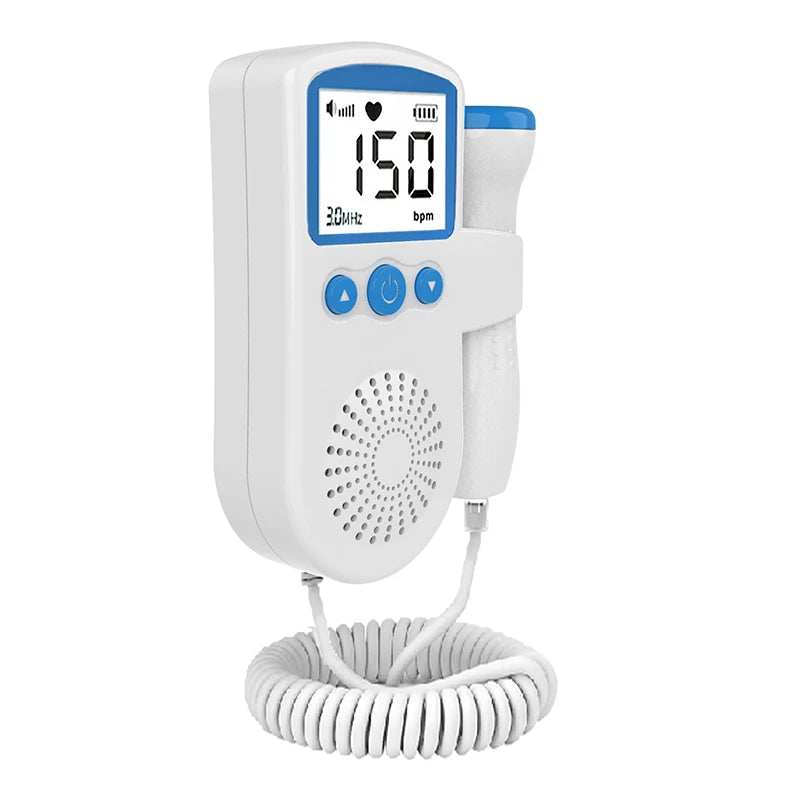AJC Household Doppler Fetal Heart Rate Monitor for Baby Pregnancy Heartbeat Detector Pulse Meter No Radiation Stethoscope