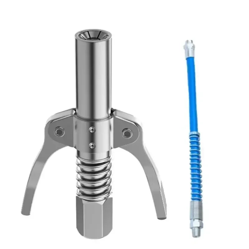 Lock Type Grease Nozzle Grease Gun Nozzle Head Manual Electropneumatic Grease Nozzle Coupler Flat Head Nozzle Accessories