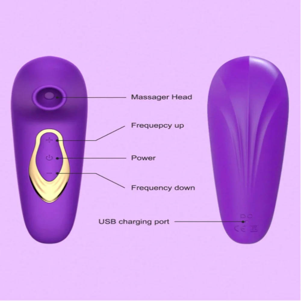 Silicone Suction Vibrators 10 Modes Nipple Sucker Sex Masturbation Stick Women Clitoral Stimulation Sucking Vibrator Adult Toys