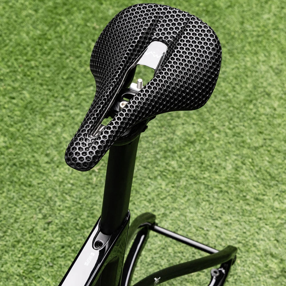 RYET 3D Printed Bike Carbon Saddle 140mm 143mm Super Light Road MTB Racing 3D/EVA  Saddles Bicycle Cushion Cycling Seating Part