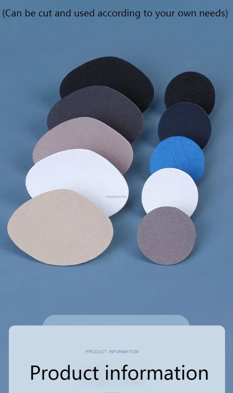Shoe Patch Vamp Repair Sticker Subsidy Sticky Shoes Insoles Heel Protector Heel Hole Repair Lined Anti-Wear Heel Foot Care Tool