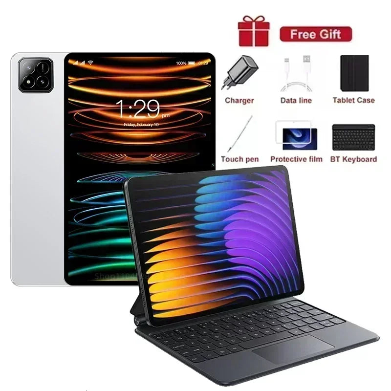 2025 NEW Original  Pad 7 Pro Tablet 11inch Snapdragon 8gen2 HD 4K Android 14 22GB+2TB 12000mAh 5G Dual SIM WiFi GPS Tablets PC