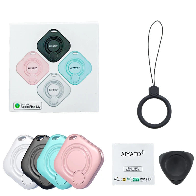 Mini Smart Tracker Bluetooth Key Positioner Anti Lost Reminder Device with Apple Find My APP MFI Rated Car Key Pet Kids Finder