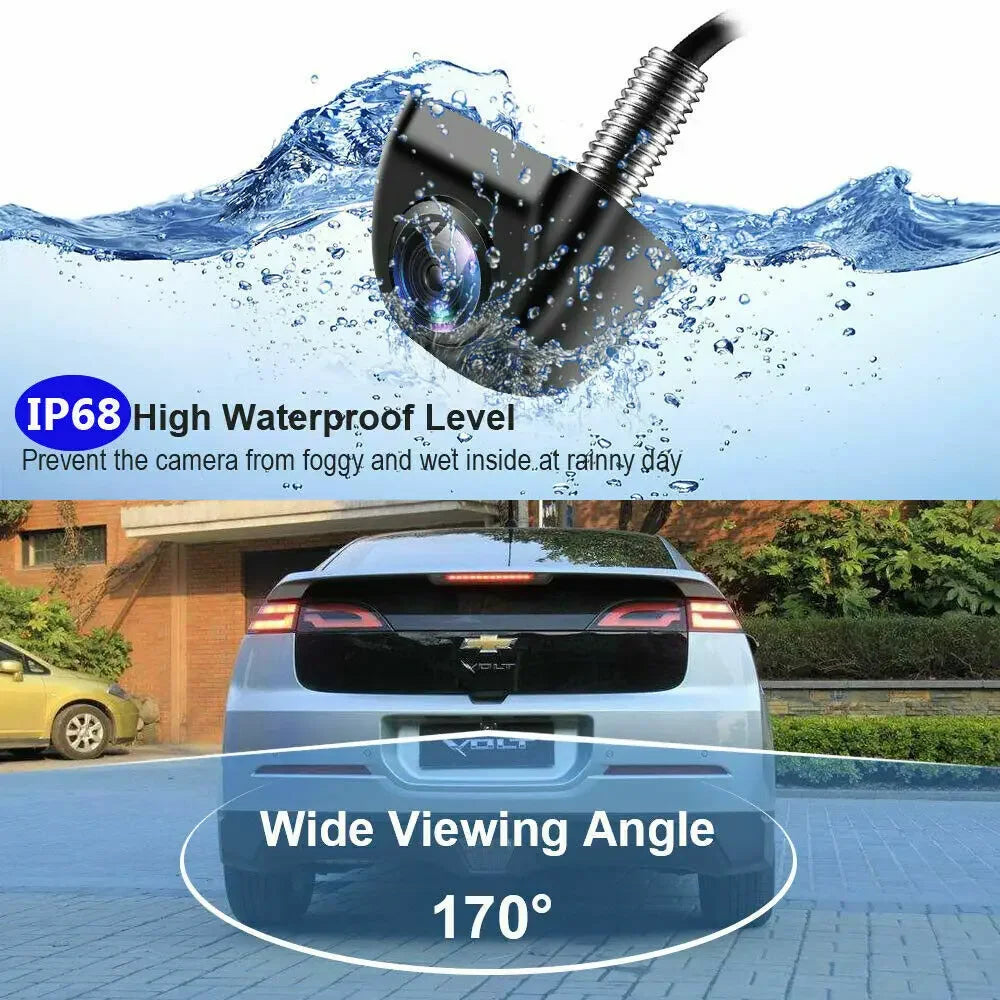 170° HD Night Vision Rear Car Camera View Reverse Backup Parking Waterproof CMOS