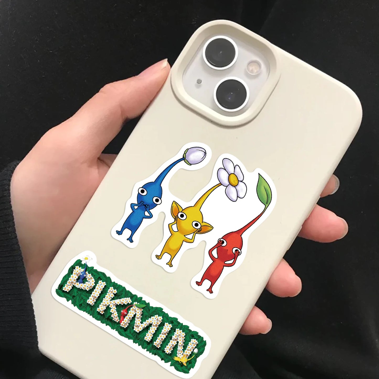 50pcs Cute Cartoon Pikmin Game Stickers for Kids Toys Waterproof Graffiti Laptop Skateboard Car Cool Anime Stickers Decals