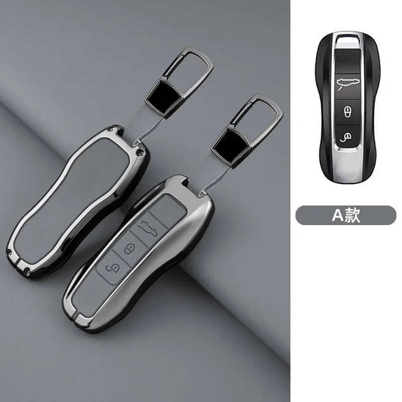 Zinc Alloy Car Key Fob Housing Key Fob For Porsche 911 970 981 991 Panamera Spyder Carrera Macan Cayman Cayenne Car Key Fob
