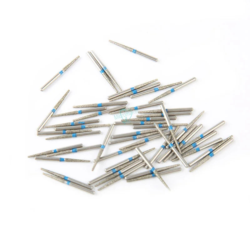 50pcs Dental Teeth Polishing Burs Dental Diamond Polishers for Polishing Smoothing Teeth Polishers