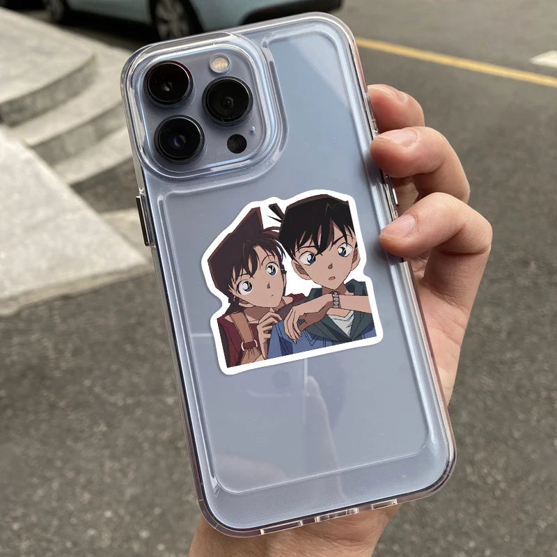 50PCS Cartoon Anime Conan Sticker DIY Diary Laptop Luggage Skateboard Graffiti Decal Fun Classic Toy
