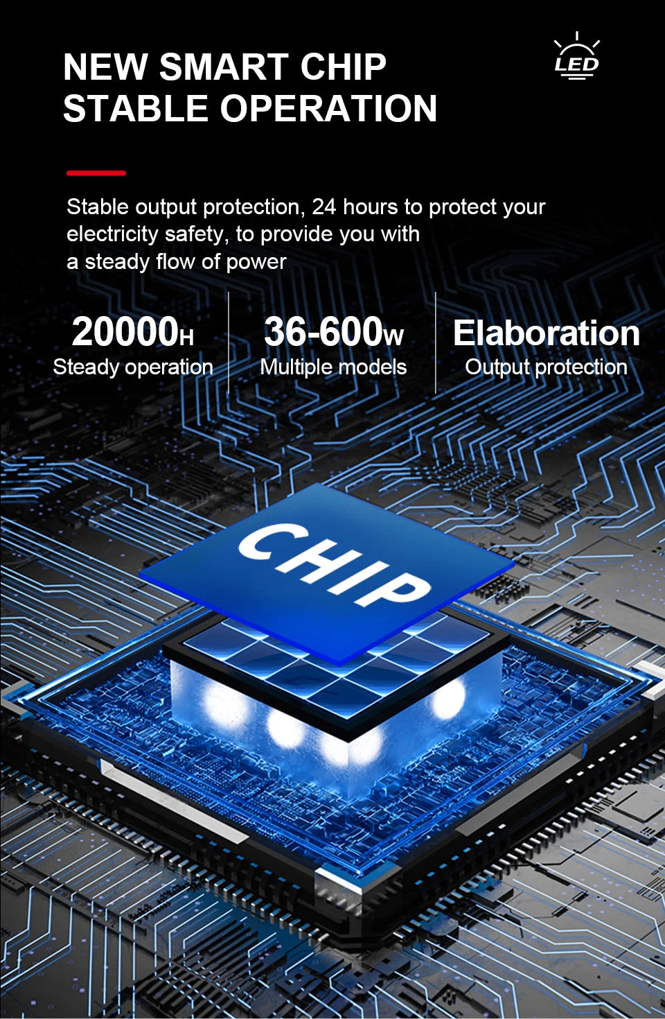 AC/DC waterproof lighting power supply IP6712V 24V outdoor LED driver 600W 500W 400W 300W 200W 100W transformer power supply