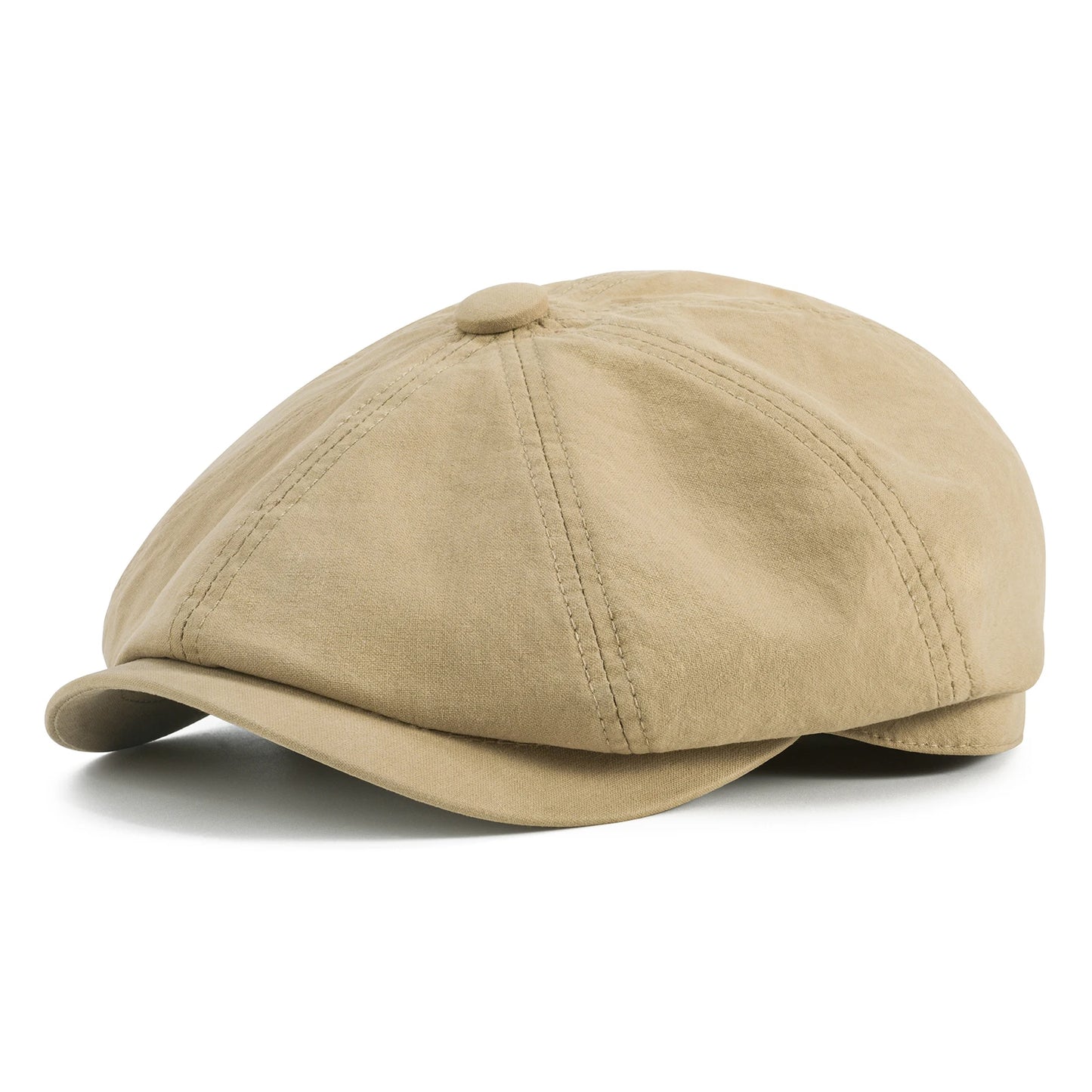 BOTVELA Men's Newsboy Gatsby Hat 100% Cotton Vintage Flat Ivy Driving Cabbie Cap