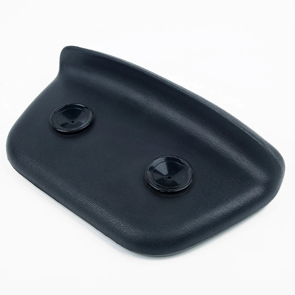 1pc PU Spa Bath Pillow Bathtub Headrest Waterproof Bath Cushion BLACK Bathtub Pillow For Neck Head Support 265*150*60mm